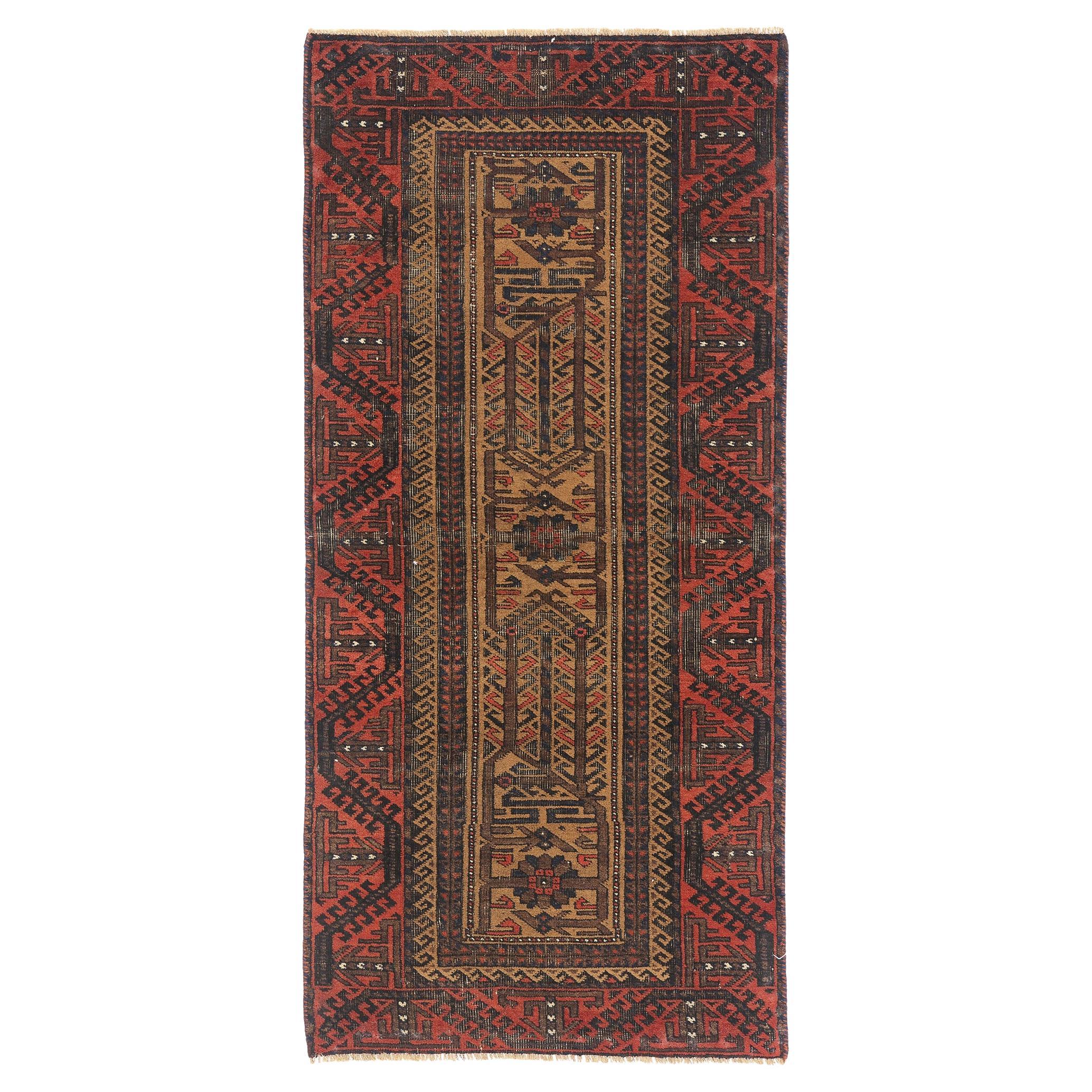 The Desert Sigil: A Late 19th Century Persian Turkoman Masterwork of Tribal Lore For Sale