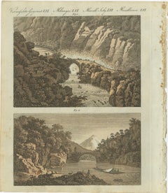 Le pont du diable au Gotthard Pass et le pont du Rhone du 12e siècle à St. Maurice