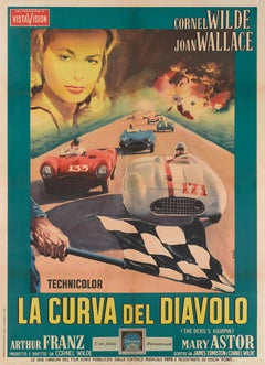 The Devil's Hairpin / La Curva del Diavolo Original Italian Film Poster