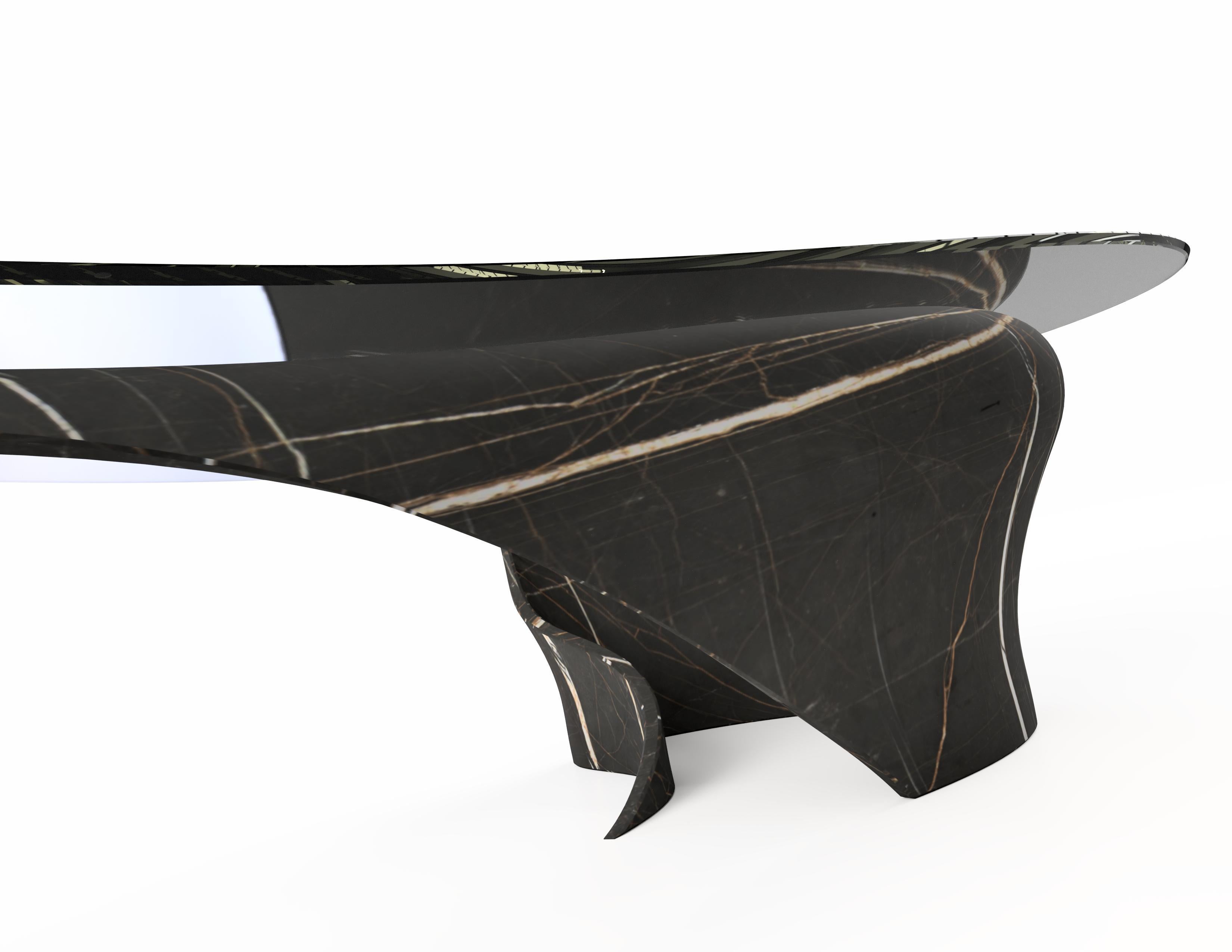 Hand-Crafted Diamond G Center Table, 1 of 1 by Grzegorz Majka For Sale