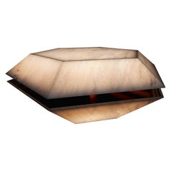 "The Shell" Translucent Marble Coffee Table by Grzegorz Majka