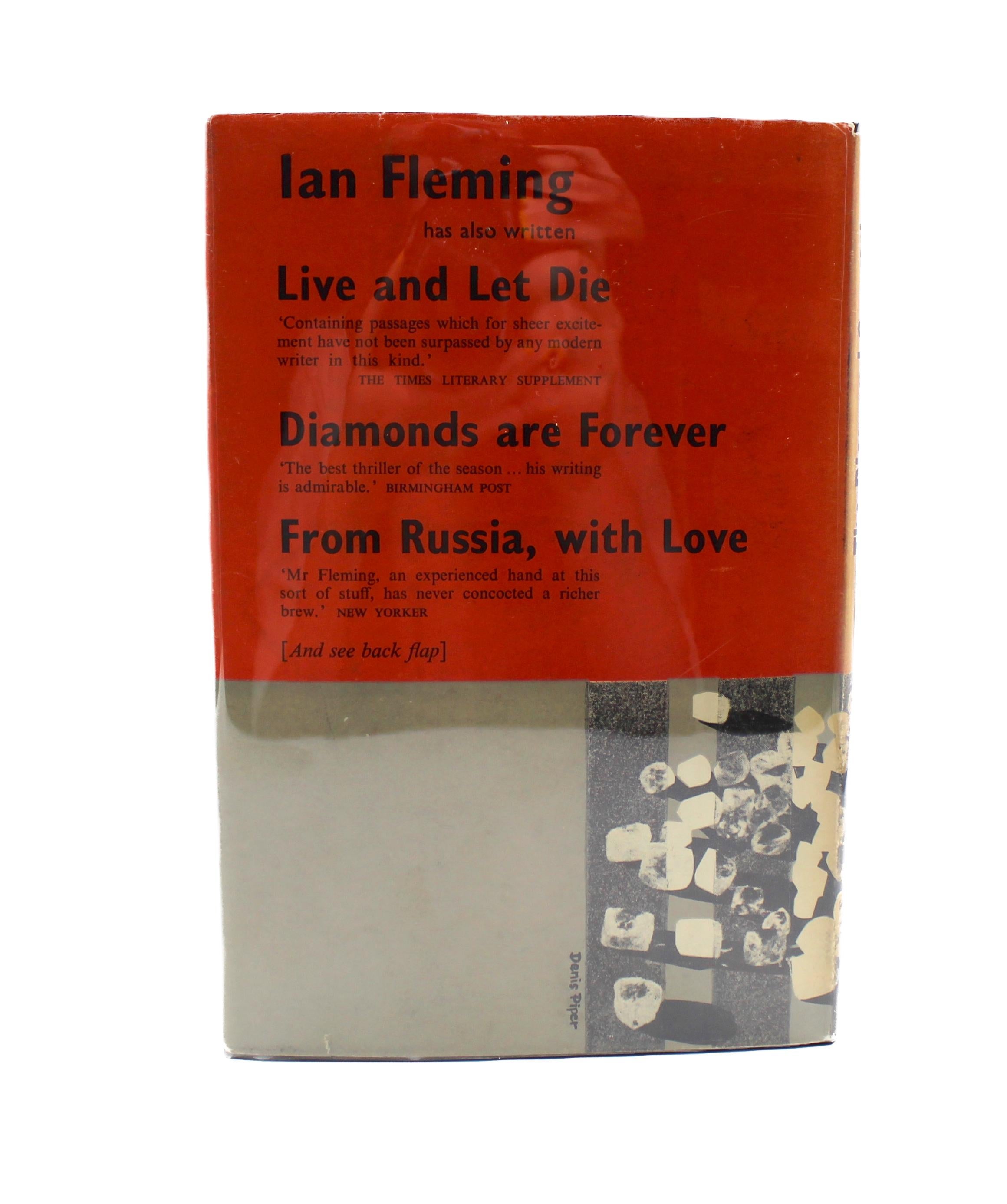 Contrabandistas de diamantes de Ian Fleming, Primera edición, con sobrecubierta, 1957 en venta 4