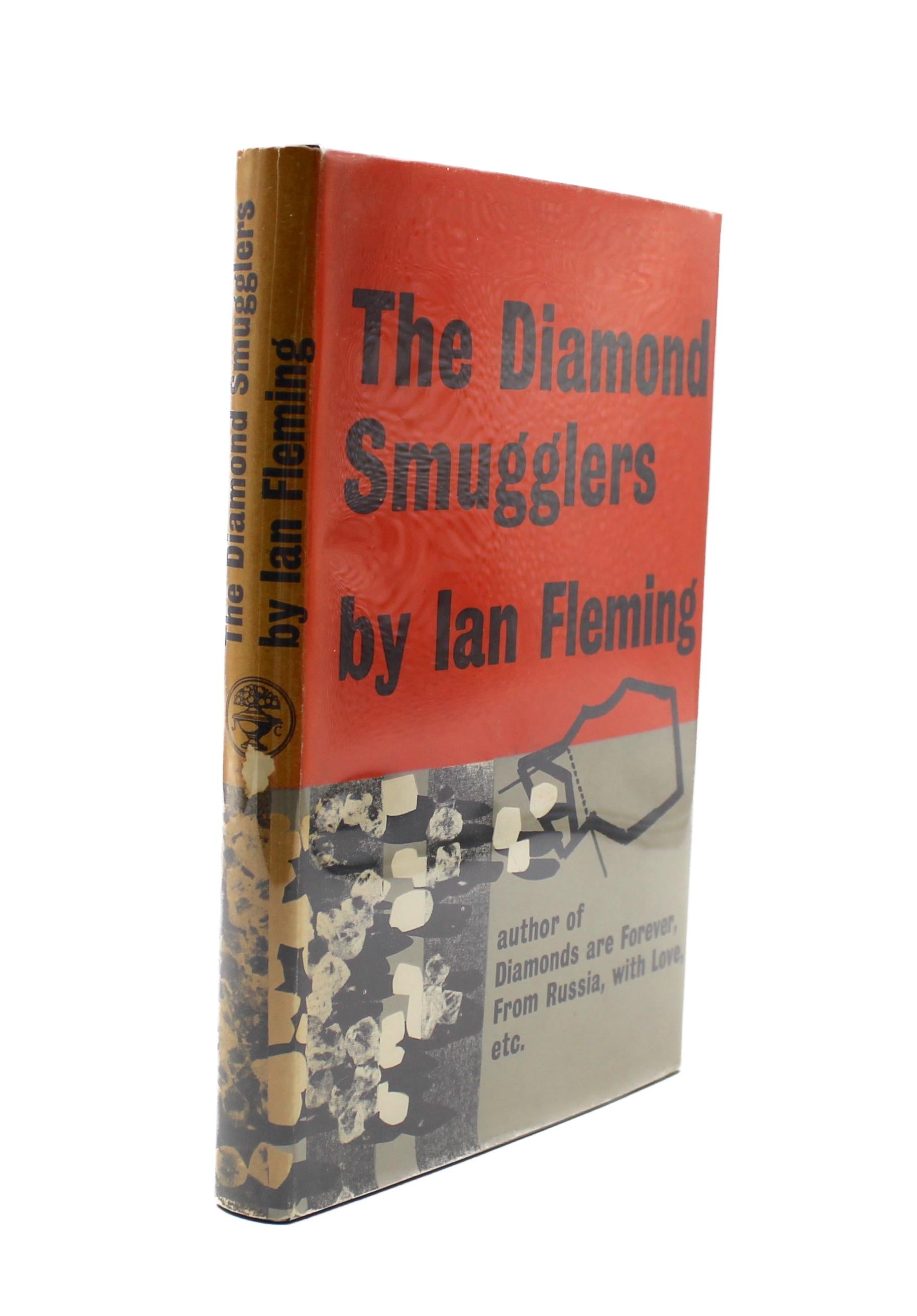 « Diamond Smugglers » de Ian Fleming, première édition, avec housse, 1957 en vente 2