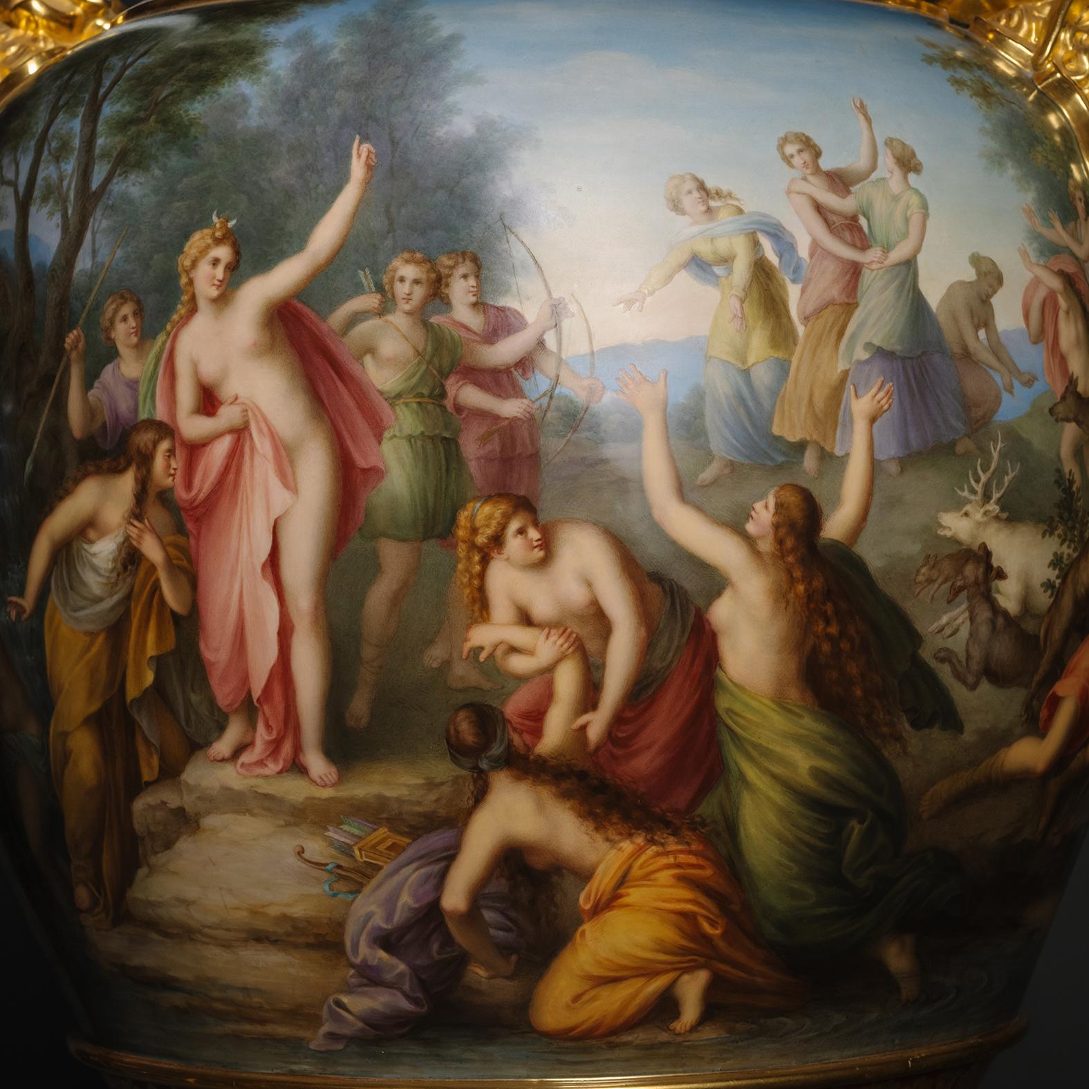 German 'The Diana and Actaeon Vase', Meissen Circa 1865 For Sale