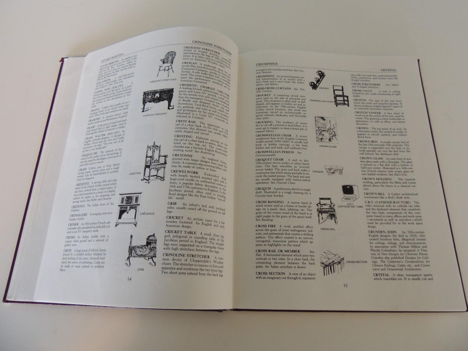 The Dictionary of Interior Design by M. Pegler Hardcover Book For Sale ...