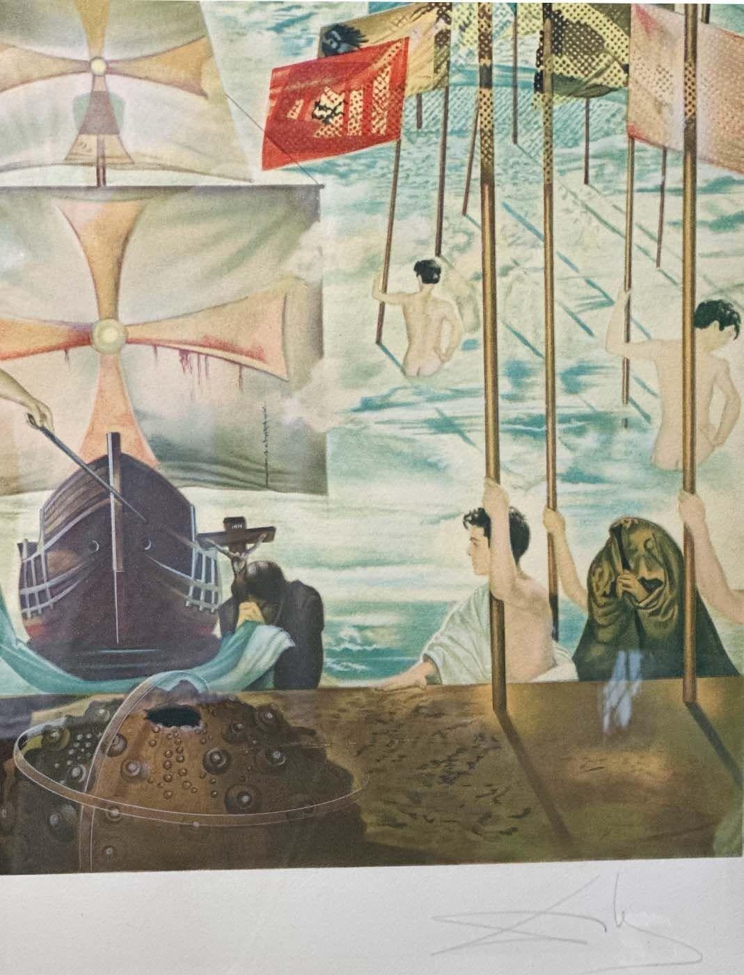 salvador dali the discovery of america by christopher columbus