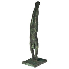 "Le plongeur" Sculpture en bronze de Martin Silverman