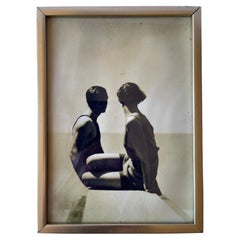 Vintage "The Divers" Sepia Photograph After George Hoyningen-Huene 