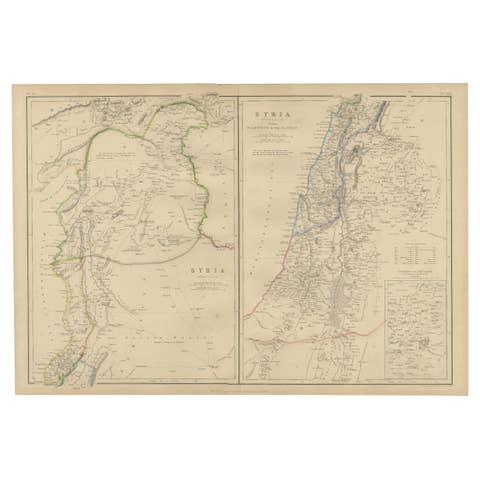The Divided Realms of Syria - North and South as Seen in 1859 by W. G. Blackie