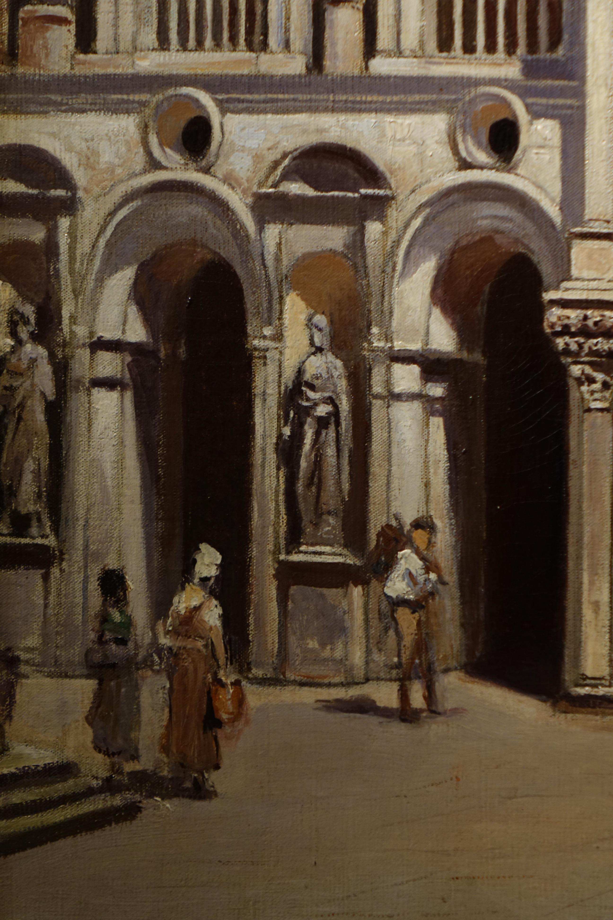 Fine XIX secolo Il Palazzo Ducale di Venezia - Frans Wilhelm ODELMARK, 1889 in vendita