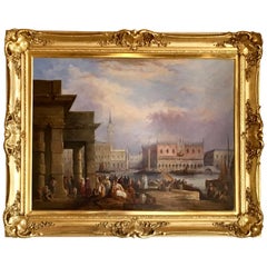 "The Doge's Palace, Venice" Painting Oil on Canvas
