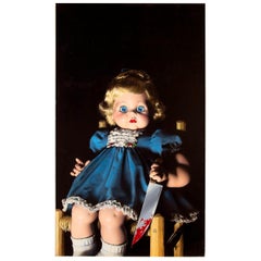 Doll Mixed Media Painting and Original Book Cover