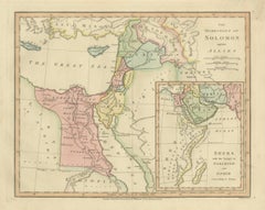 The Dominions of Solomon — Biblical Map of the Ancient Near East and Egypt, 1827