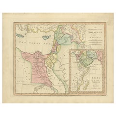 The Dominions of Solomon — Biblical Map of the Ancient Near East and Egypt, 1827