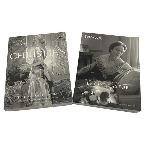 The Doris Duke Collection and Brooke Astor Estate (Book) For Sale at
