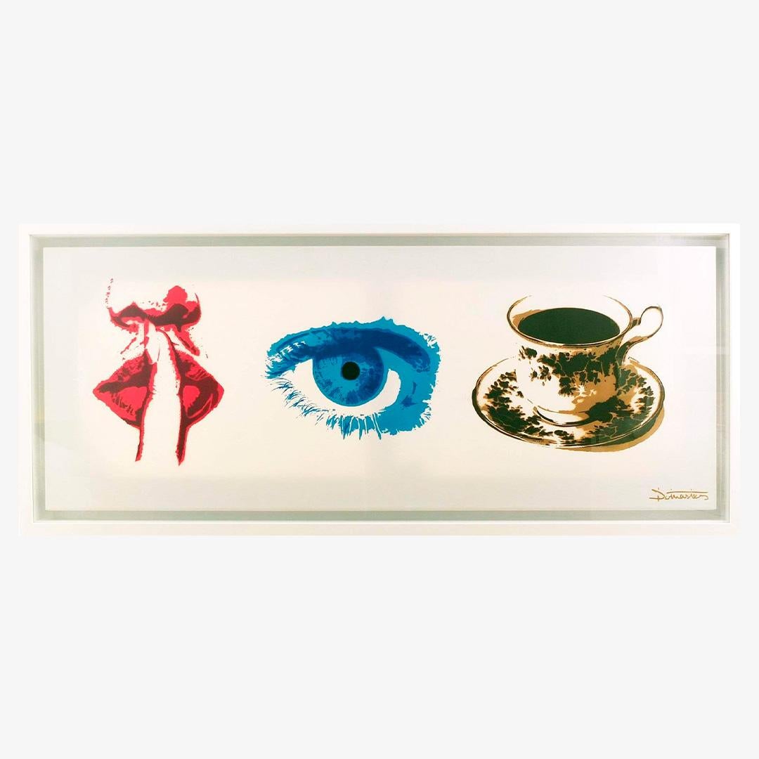 Shhh Eye Tea - Print by The Dotmaster