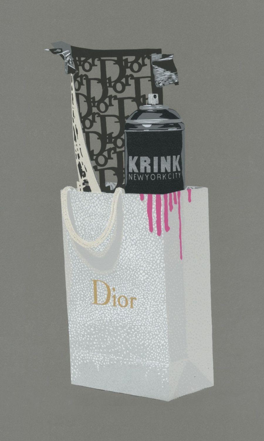 The Dotmaster Still-Life Print - The Dior Edition - Magenta