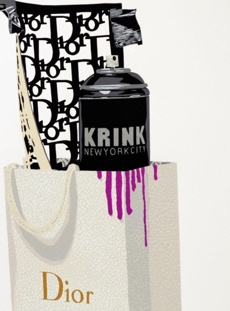 The Dior Edition - Purple - Street Art Print by The Dotmaster