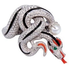 Ella Gafter "The Dragon" Objet d'Art Sculpture Bracelet manchette