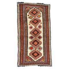 The Dragon Procession: Vintage Persian Shiraz Masterpiece of Tribal Mythos Lore