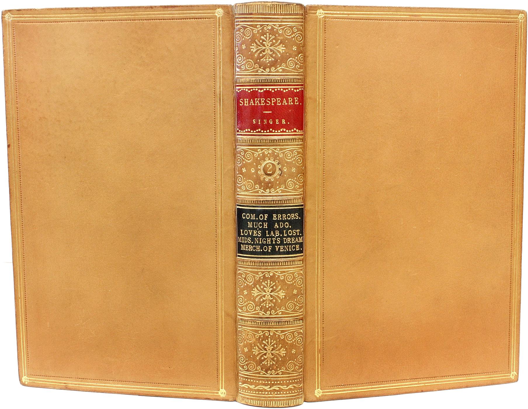 British The Dramatic Works of William Shakespeare. 10 vols. 4TH ED REVISED FINELY BOUND For Sale