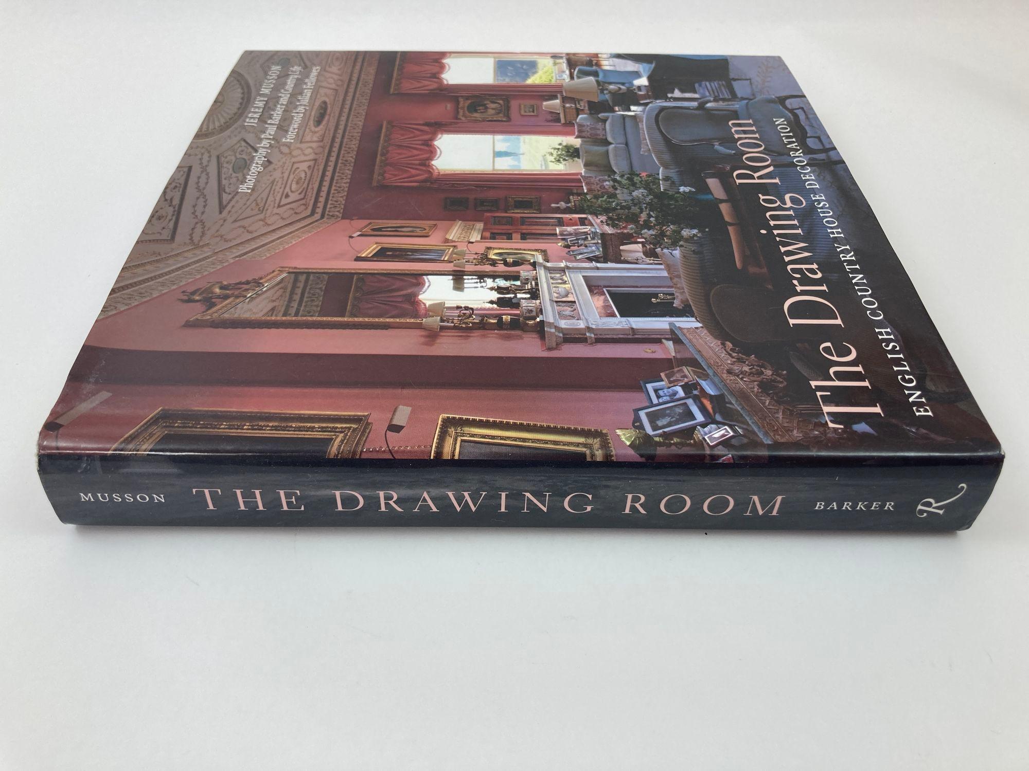 British The Drawing Room English Country House Decoration by J Musson Hardcover Book For Sale