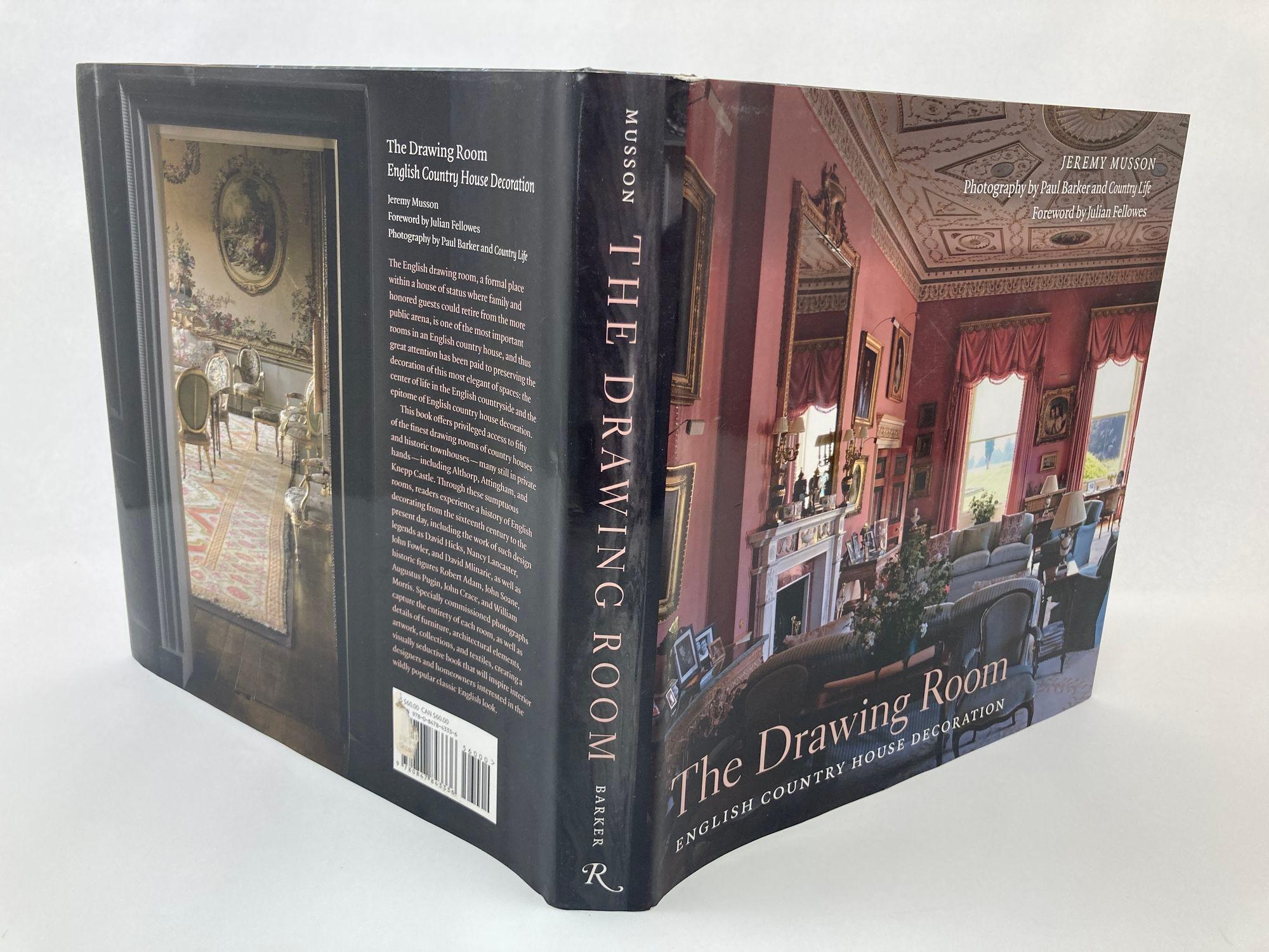 Contemporary The Drawing Room English Country House Decoration by J Musson Hardcover Book For Sale