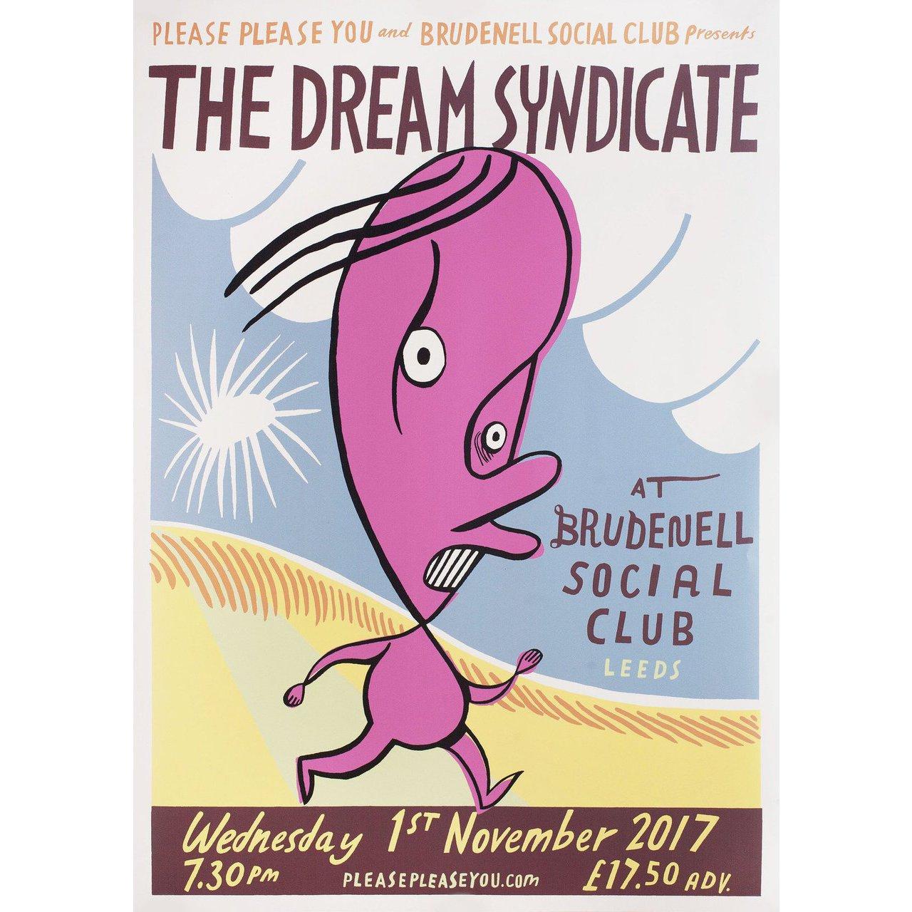 Original 2017 British A1 poster for “The Dream Syndicate”, (2017). Fine condition, rolled. Please note: the size is stated in inches and the actual size can vary by an inch or more.
  