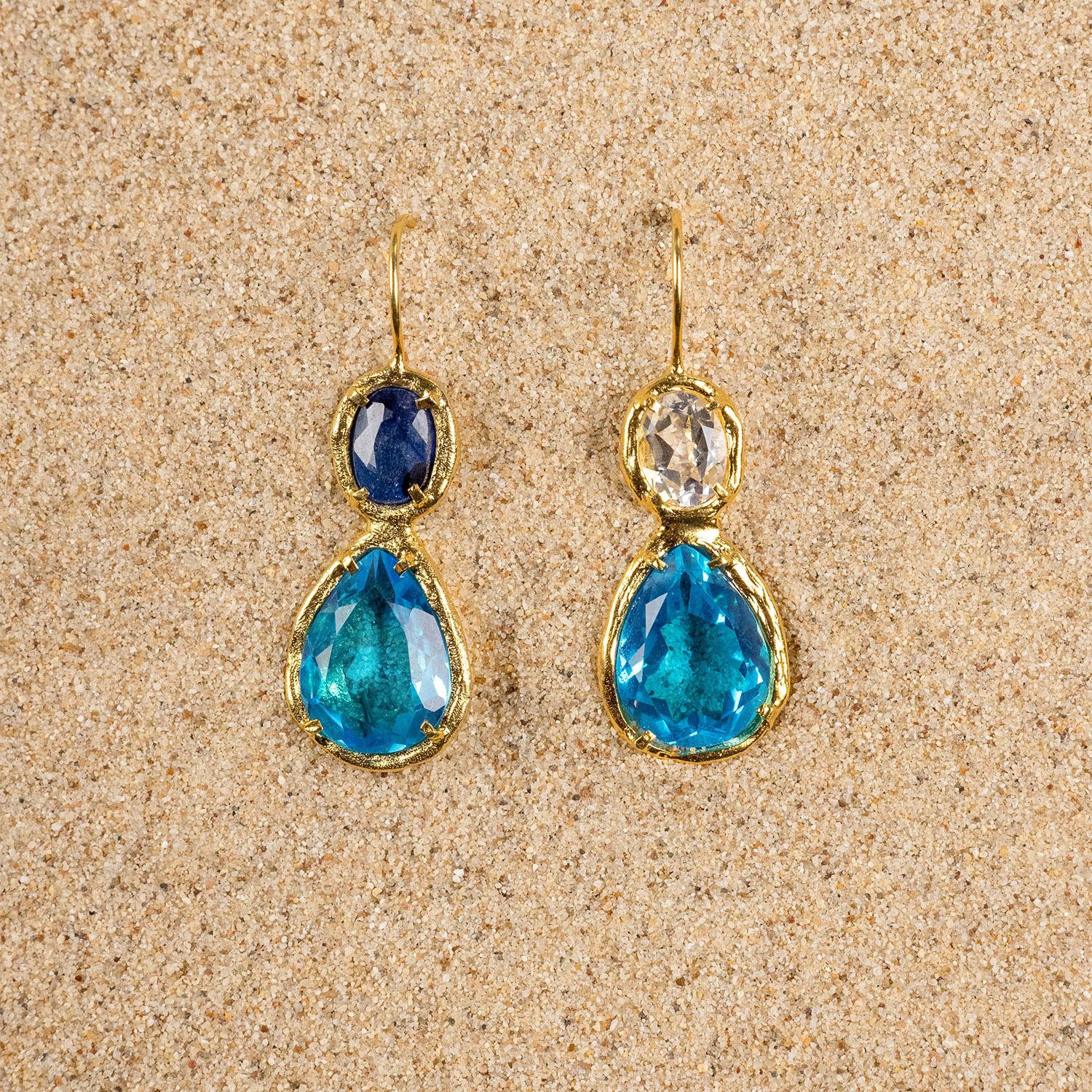 Oval Cut The Drop Earrings For Sale
