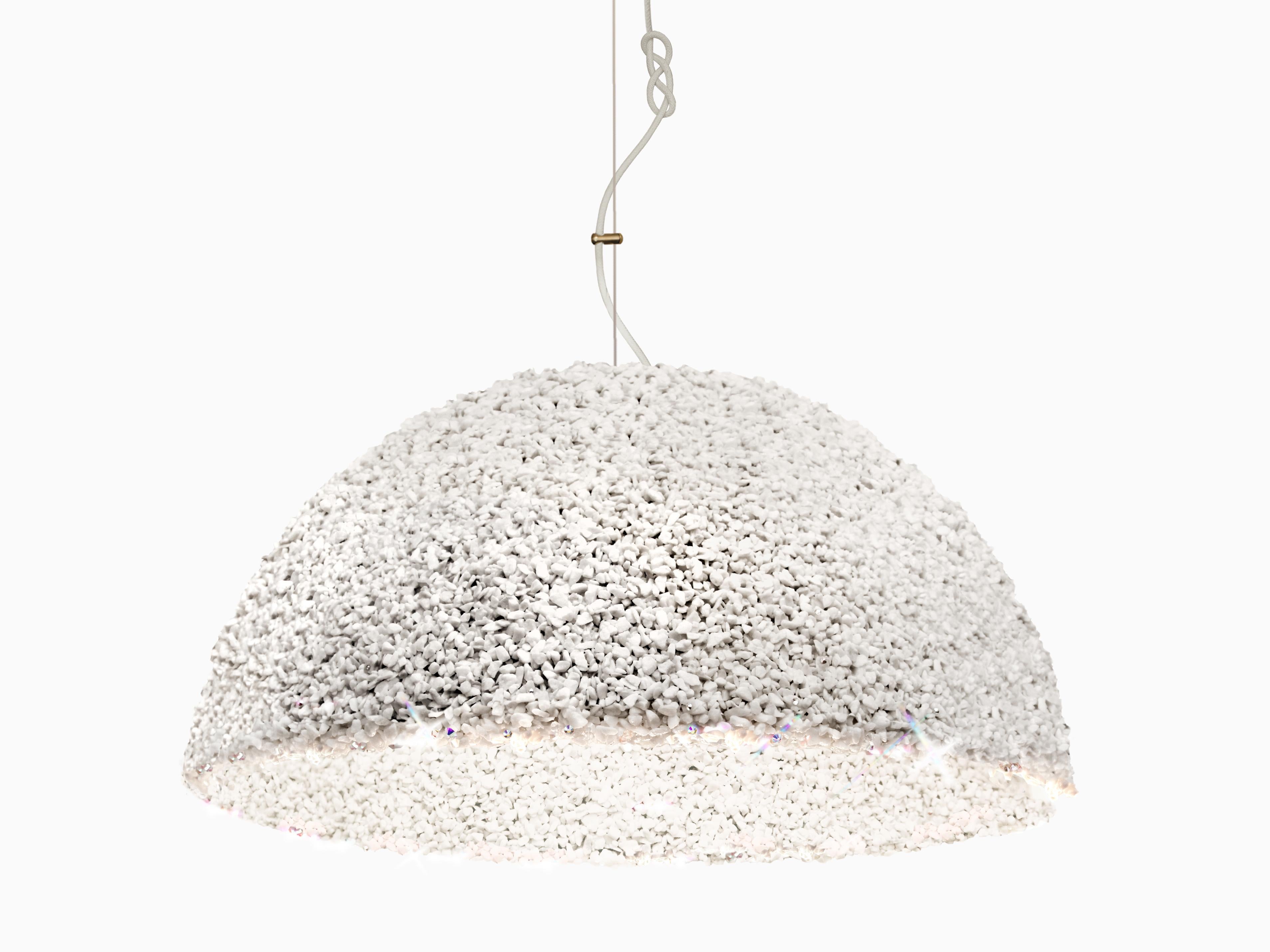 Postmoderno Lampada a sospensione Duchess Large White di Mammalampa in vendita