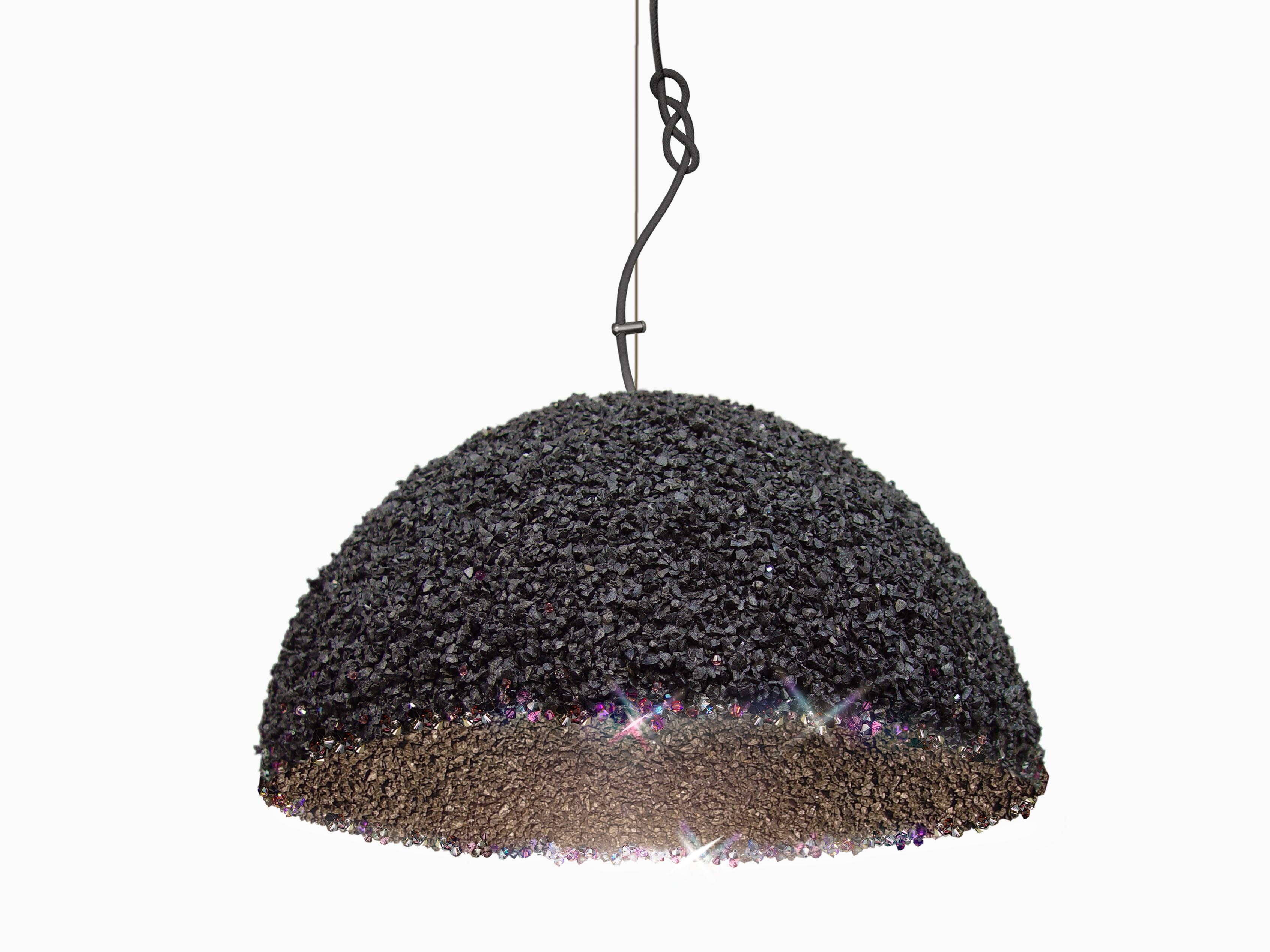 Postmoderno Lampada a sospensione Duchess Medium Grey di Mammalampa in vendita
