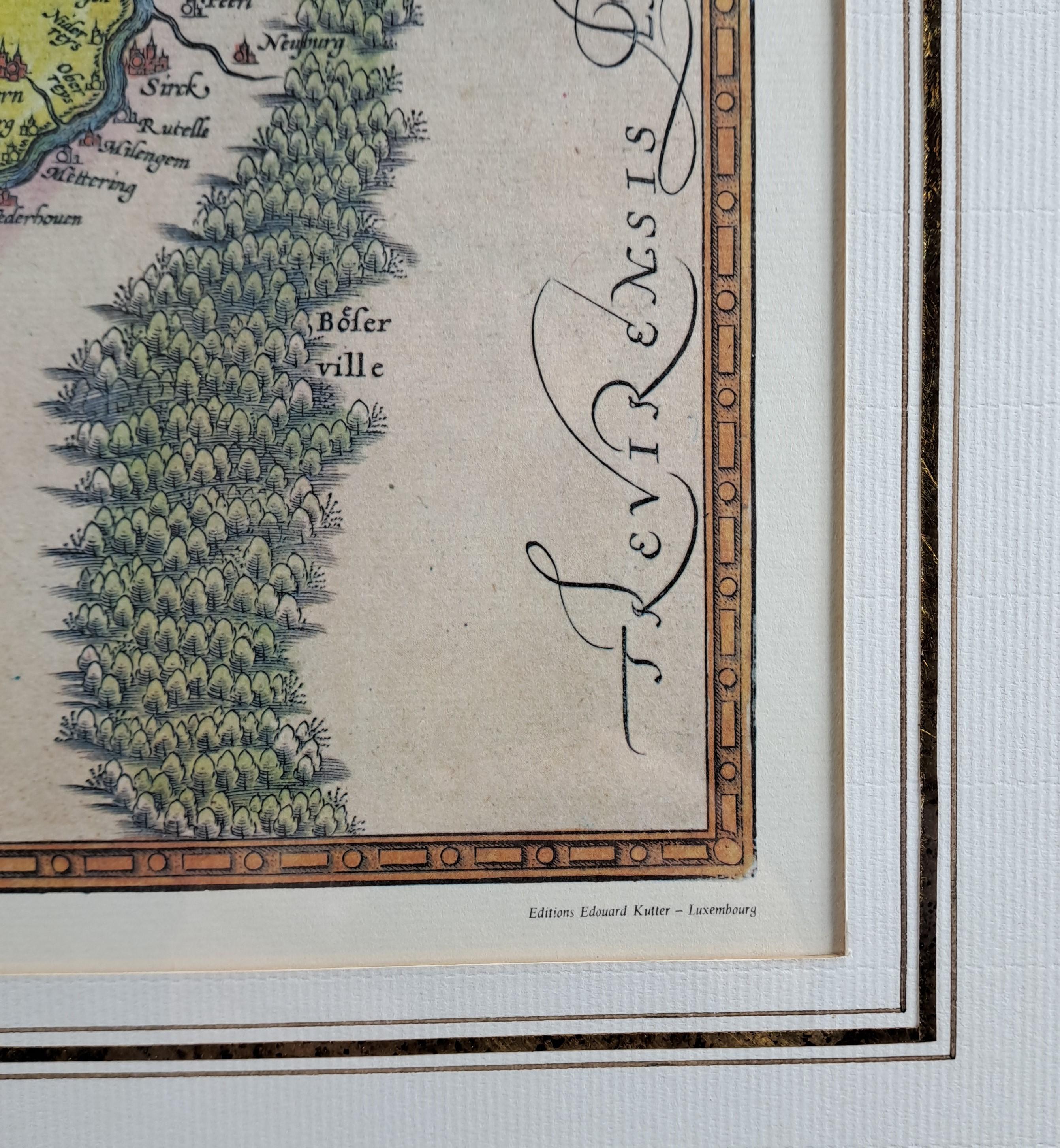 Medieval The Duchy Of Luxembourg - Jacques Surhon De Mons - 1551 - édouard Kutter Edition For Sale