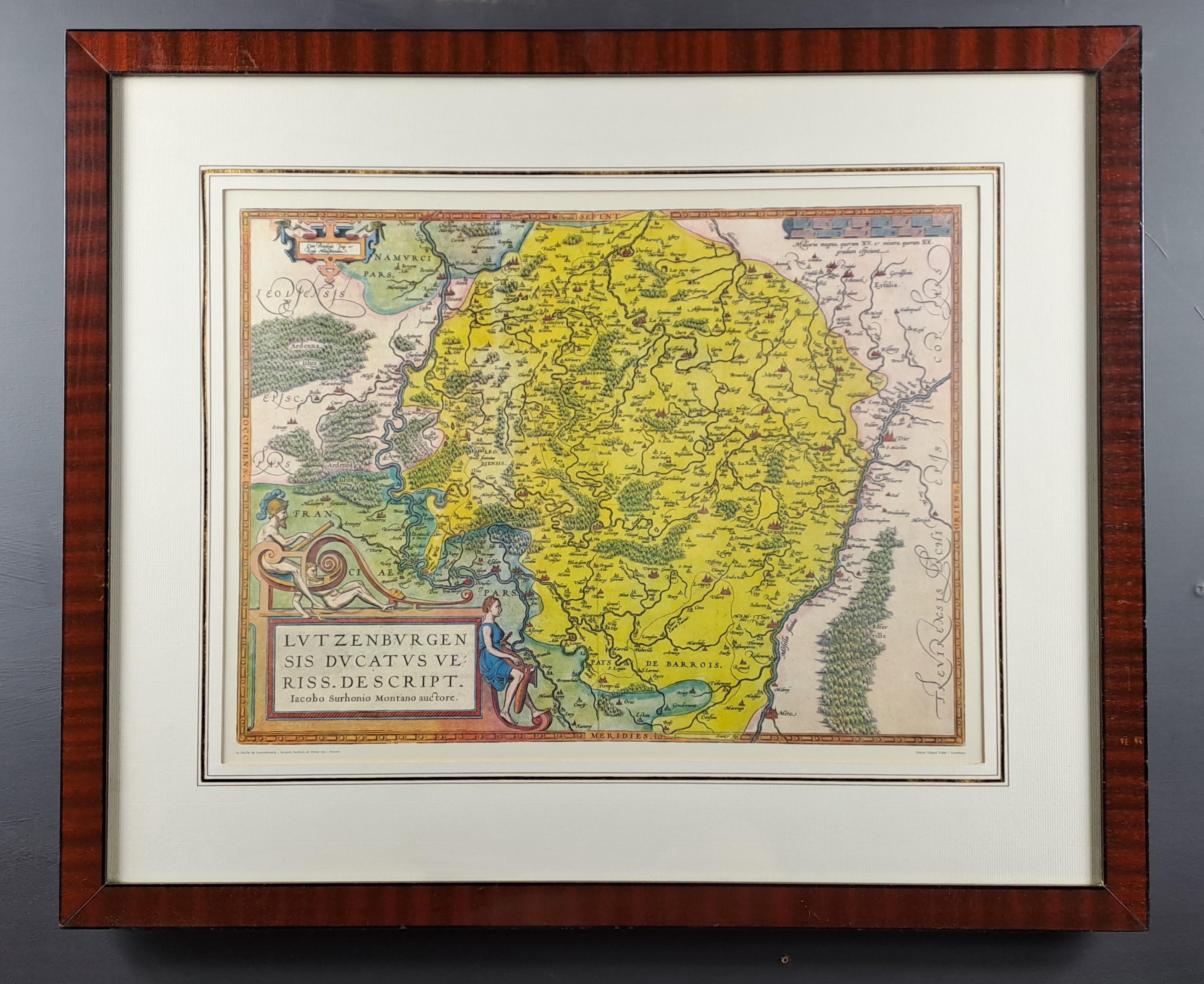 20th Century The Duchy Of Luxembourg - Jacques Surhon De Mons - 1551 - édouard Kutter Edition For Sale