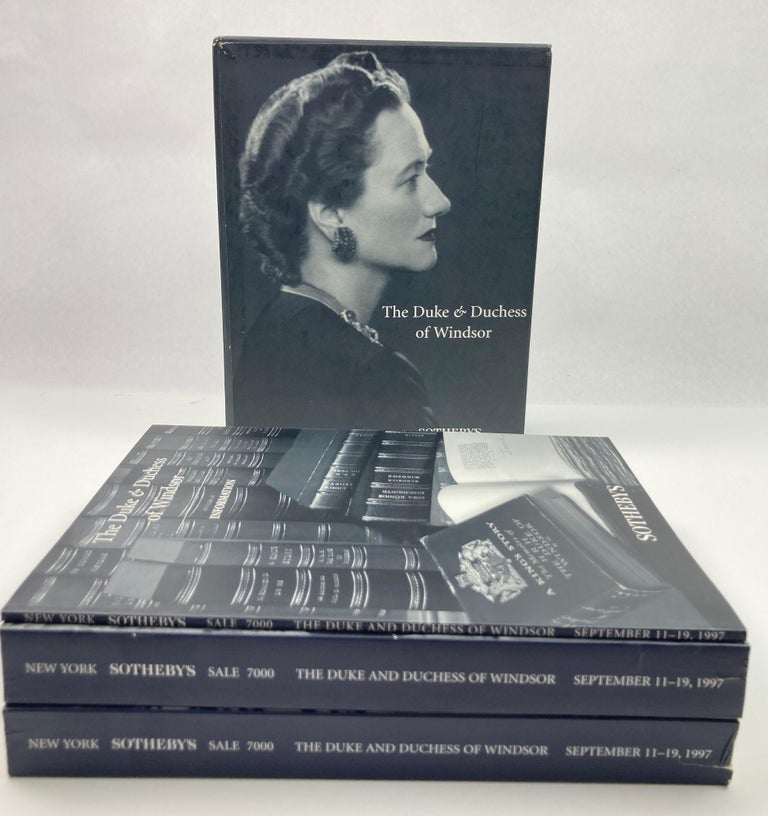 The Duke and Duchess of Windsor Auction Sothebys Books