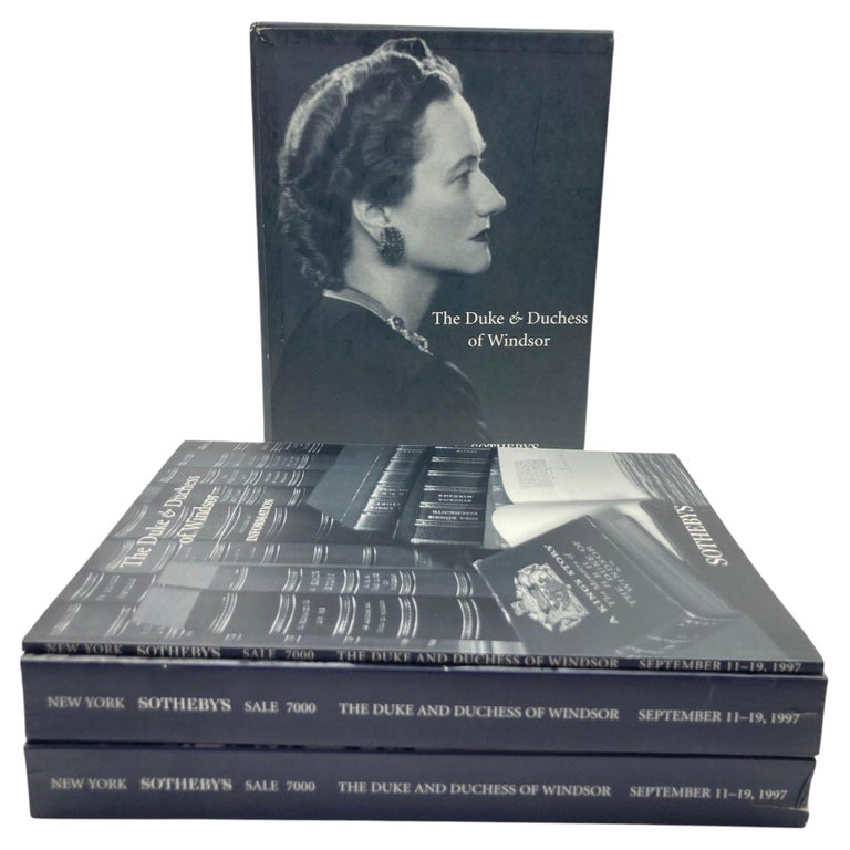 The Duke and Duchess of Windsor Auction Sothebys Books Catalogs in