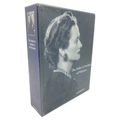 Retro The Duke and Duchess of Windsor Auction Sothebys Books Catalogs in Slipcase Box