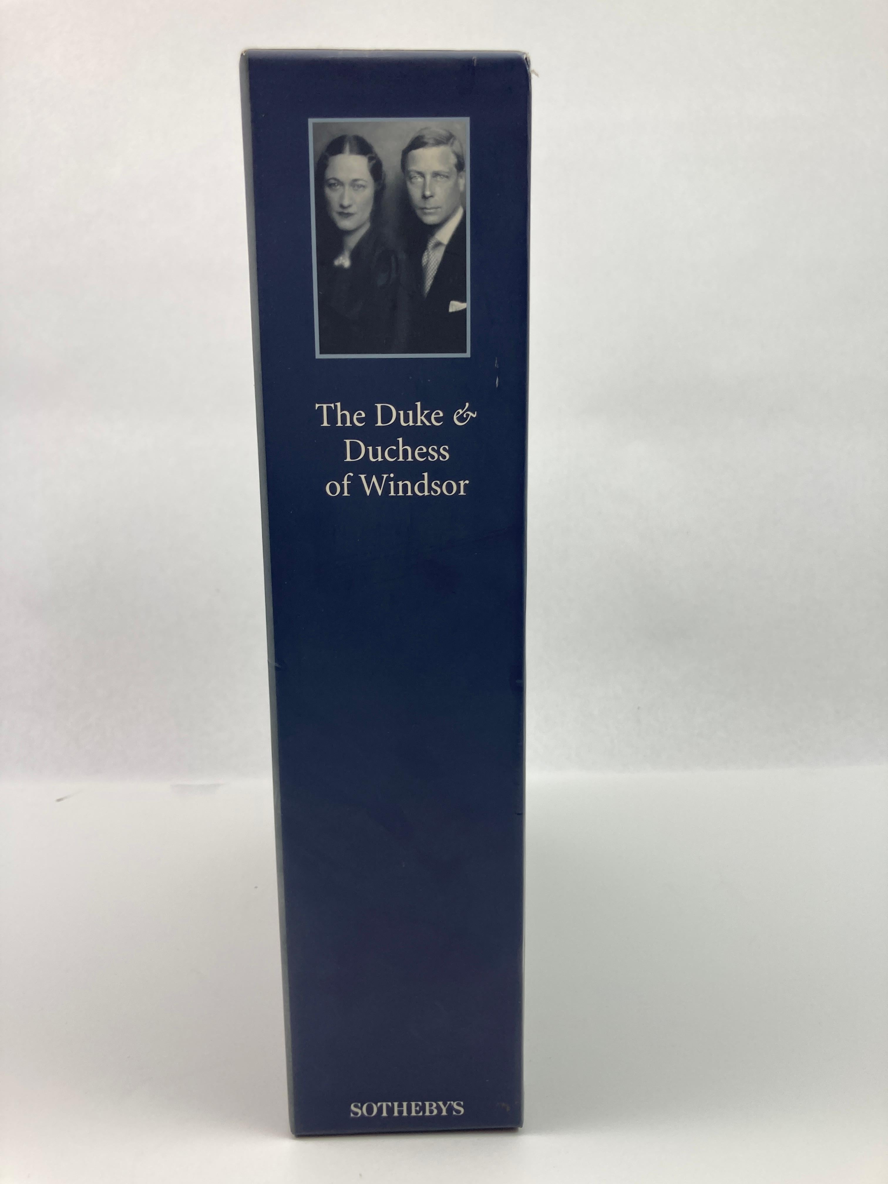 The Duke and Duchess of Windsor Auction Sothebys Books Catalogs in Slipcase Box In Good Condition In North Hollywood, CA