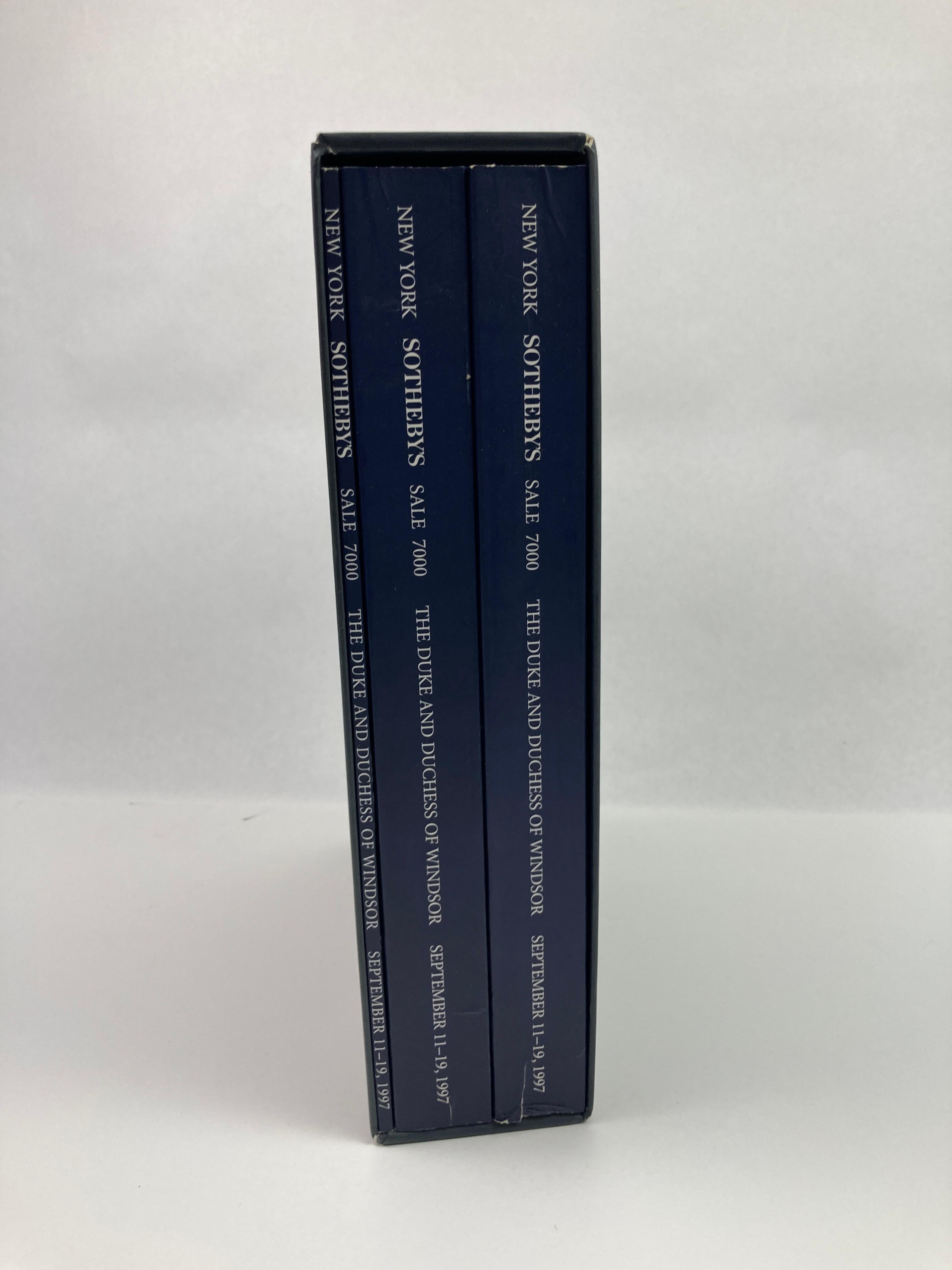 The Duke and Duchess of Windsor Auction Sothebys Books Catalogs in Slipcase Box For Sale 1