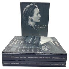 The Duke and Duchess of Windsor Auction Sothebys Books Catalogs in Slipcase Box