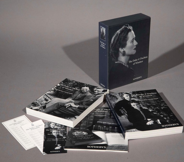 American The Duke and Duchess of Windsor Sotheby's Auction Catalogs, Set of Three For Sale