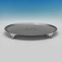 The Duke of Beaufort silver salver - by William Plummer London 1779