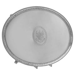 The Duke of Beaufort silver salver - by William Plummer London 1779