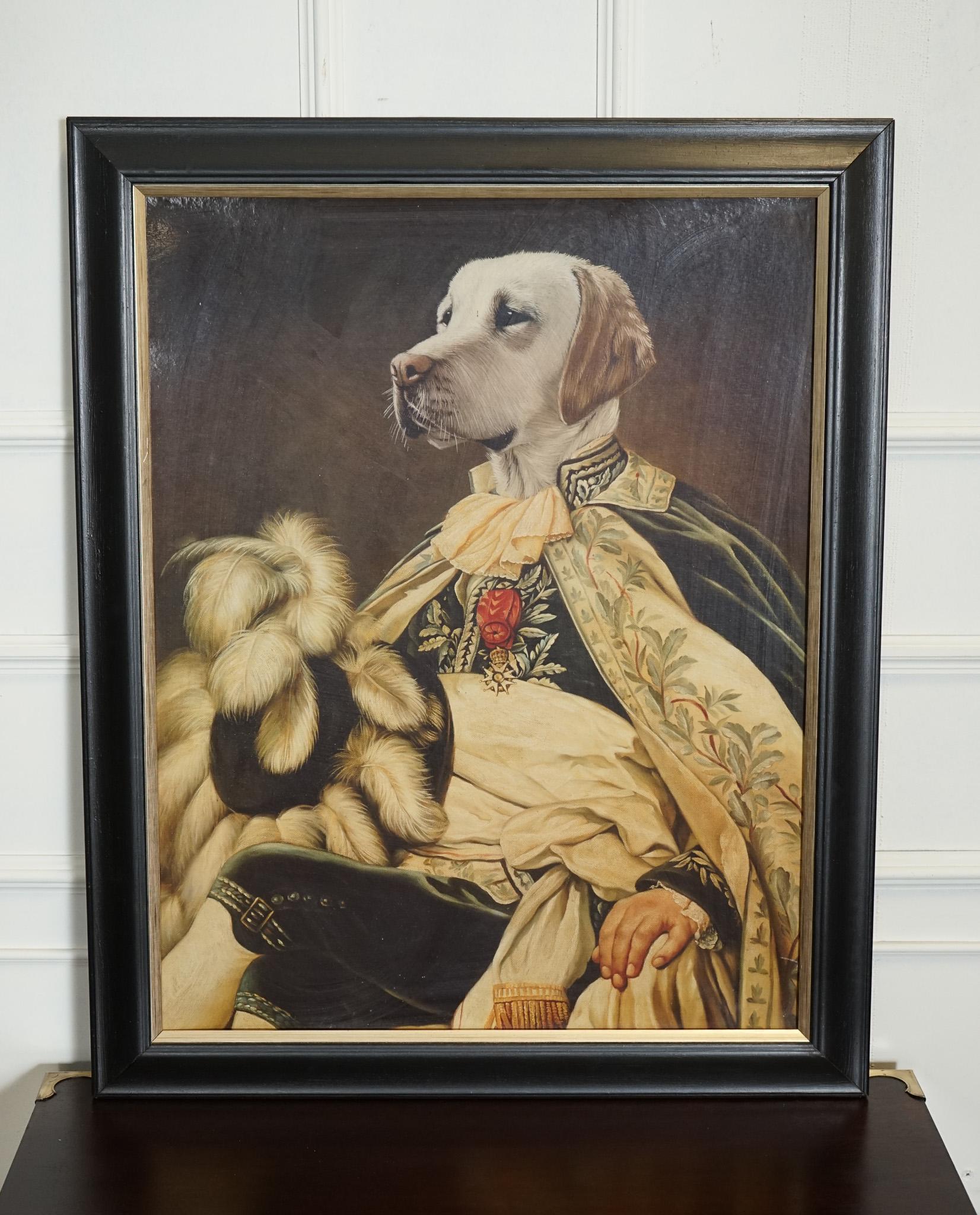 

We are delighted to offer for sale The Duke Inspired by Thierry Poncelet Framed Art Print Black And Gold Frame. 

Please carefully examine the pictures to see the condition before purchasing, as they form part of the description. If you have any