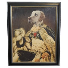 THE DUKE THIERRY PONCELET FRAMED ART PRiNT BLACK AND GOLD FRAME
