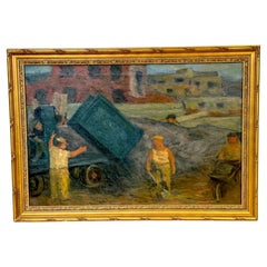 "El camión volquete" - Edificio Baruch College, 1919,  por Marco Aurelio Tricca