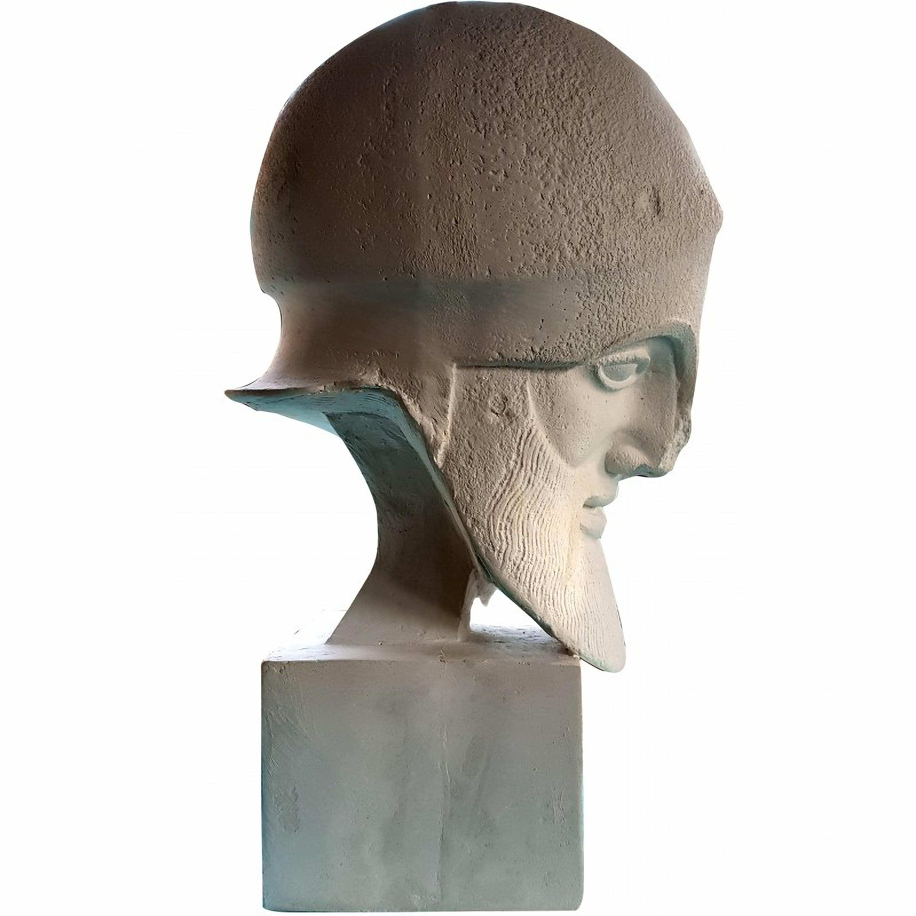 Italian THE DYING WARRIOR PLASTER COPY OF THE ORIGINAL OF THE ATHENA AFAIA early 20th Ce For Sale