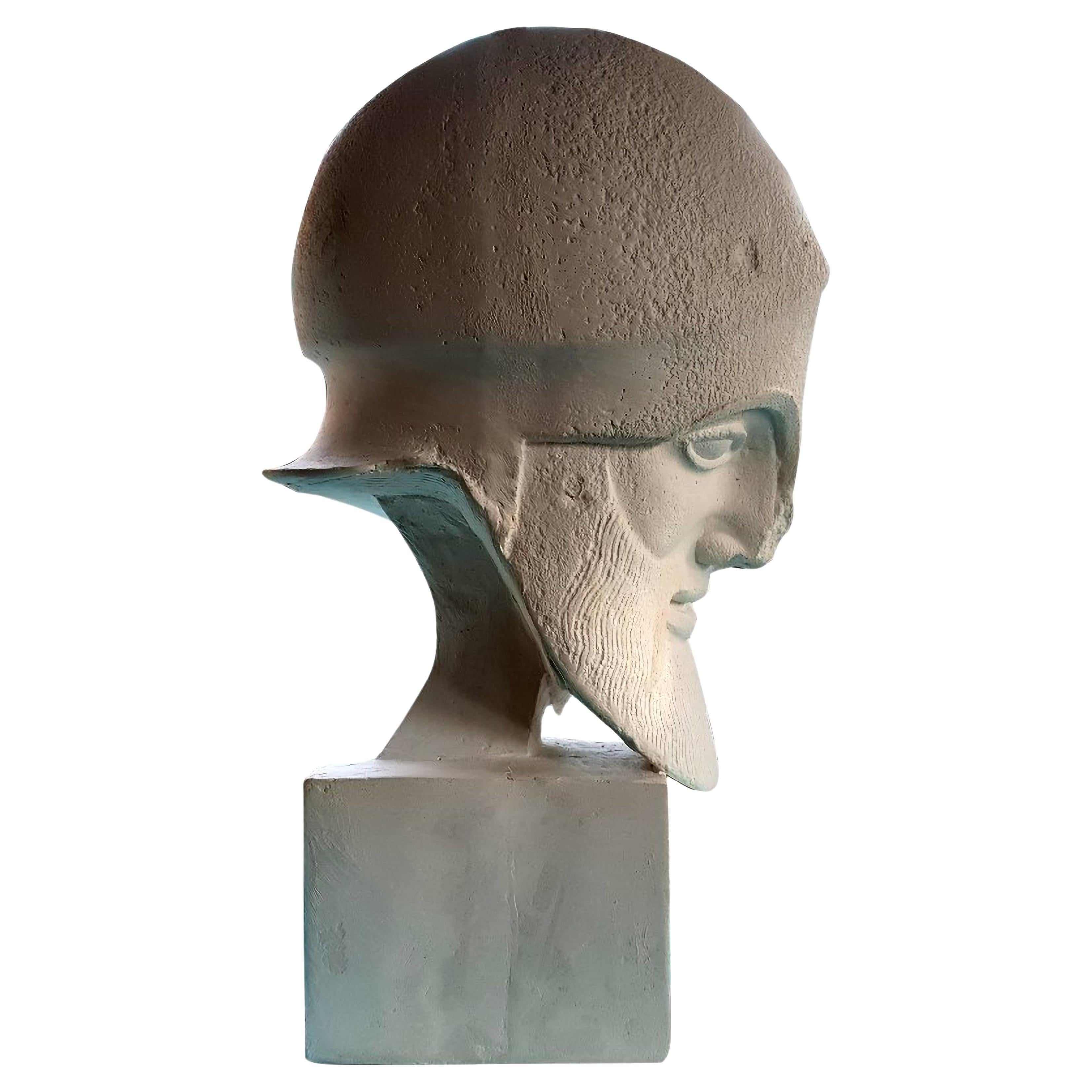 THE DYING WARRIOR PLASTER COPY OF THE ORIGINAL OF THE ATHENA AFAIA early 20th Ce For Sale