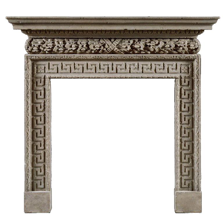 The Jamb Dyrham Georgian Fireplace Mantle For Sale