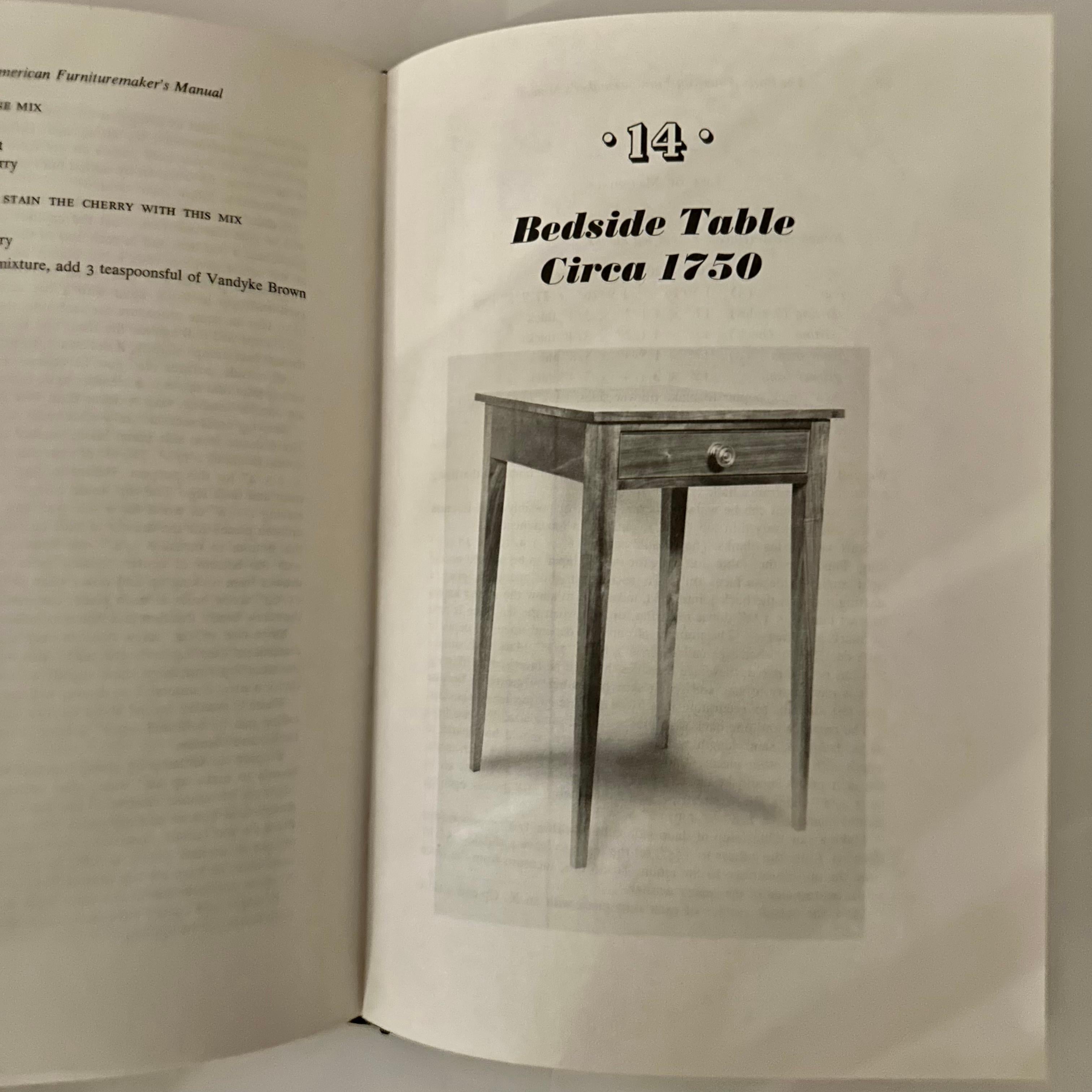 Late 20th Century The Early American Furniture Maker's Manual - A. W. Marlow - New York, 1974