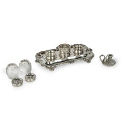 The early Victorian silver Rococo Revival inkstand of General Charles Nepean